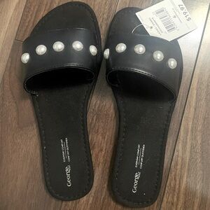 GEORGE pearl sandals * NEW *